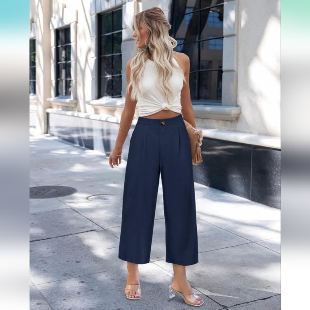 KISSMODA Women's Wide Leg Pants Size Large NWOT